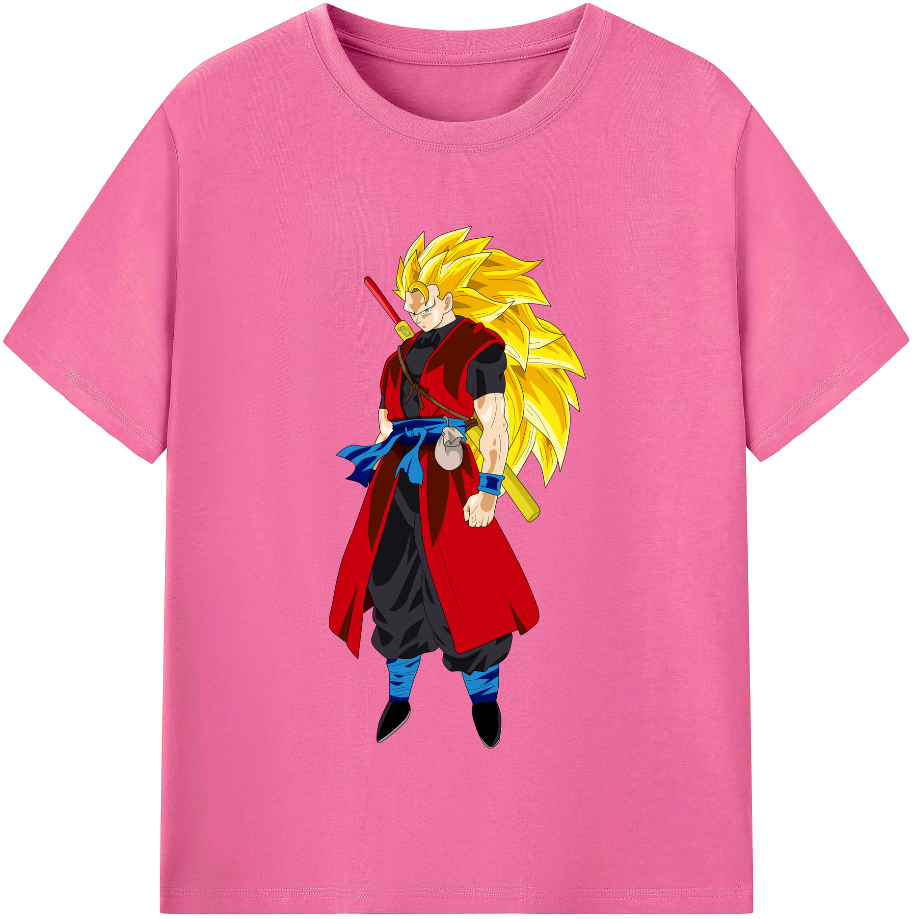 （画像用） ドラゴンボール トランクス（Torankusu）DRAGON BALL Trunks レディースカジュアルプリントTシャツ（綿100％）
